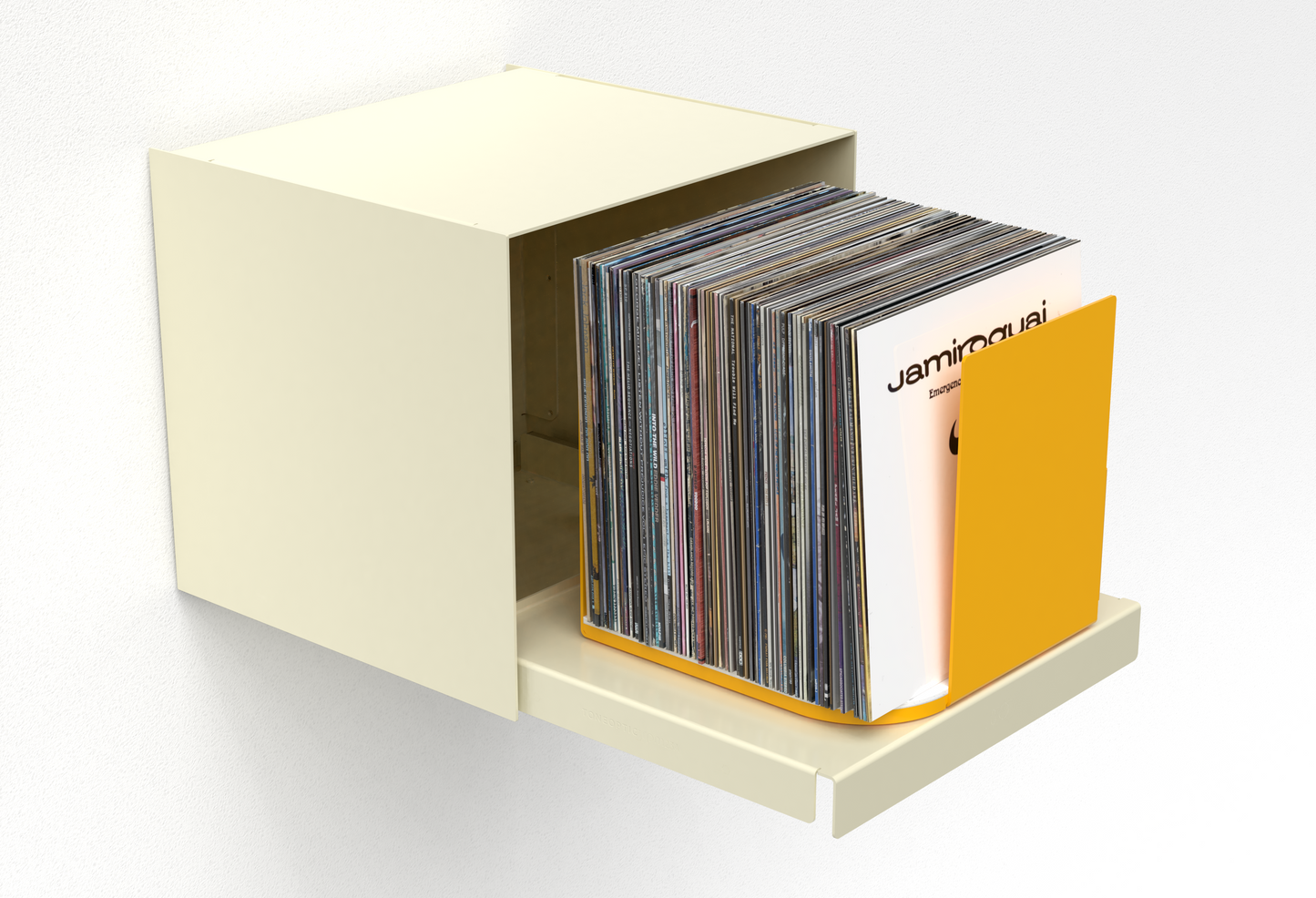 rpm23A – rotating vinyl record storage display
