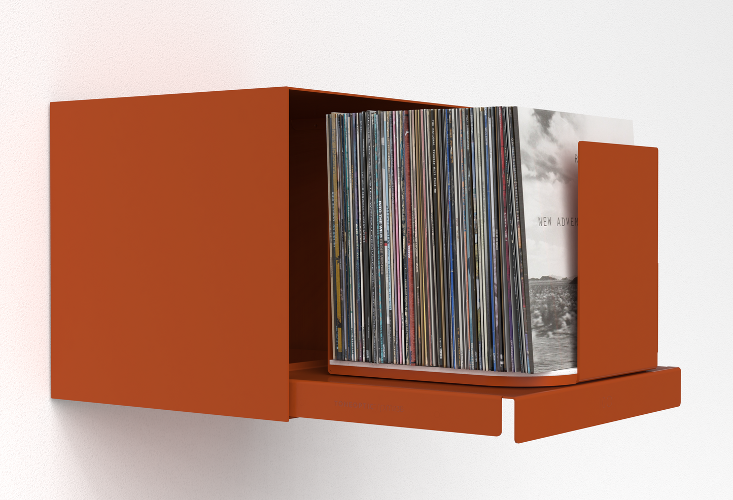 rpm23B - rotating vinyl record storage display