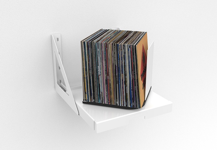 The Toneoptic rpm rotating vinyl record storage furniture display