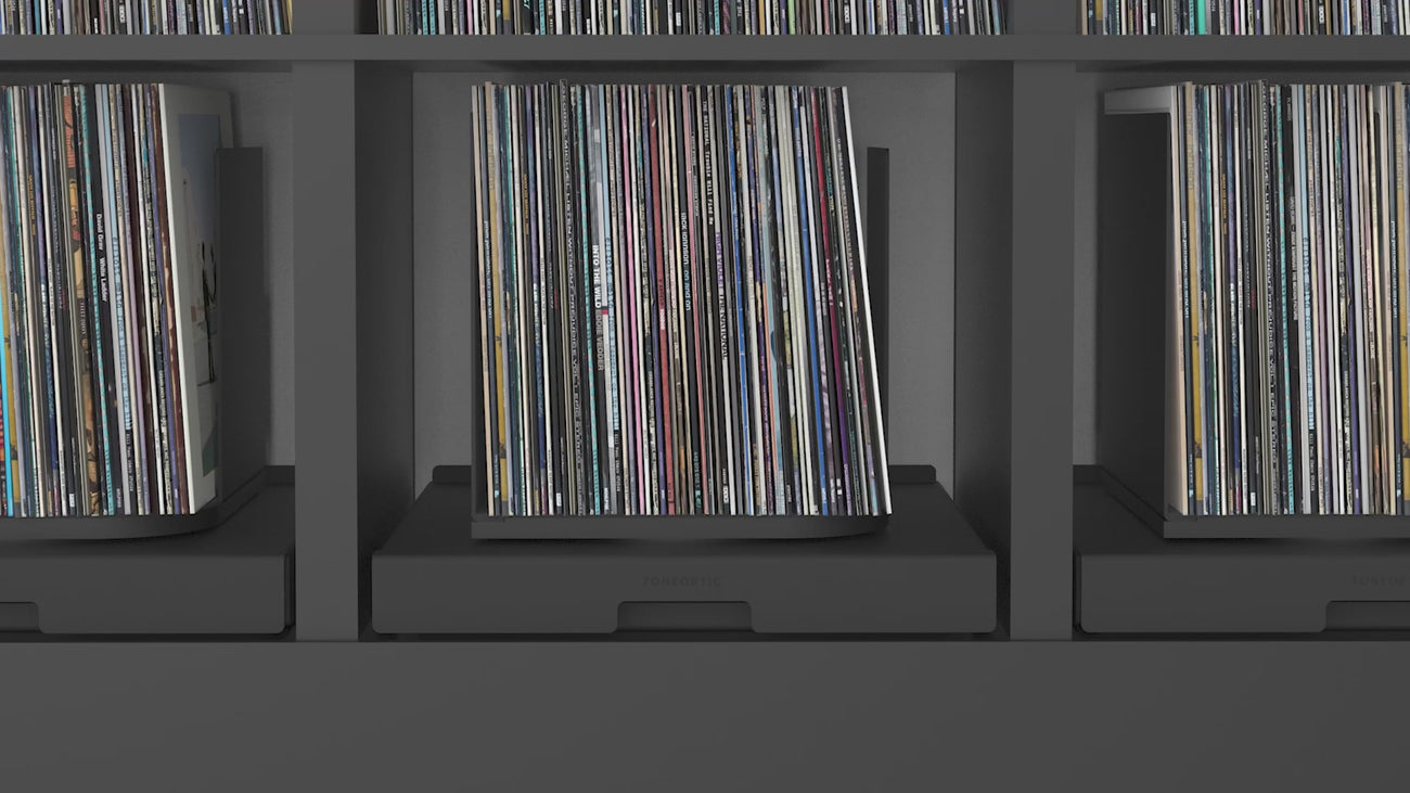 The DropSet Vinyl Record Storage