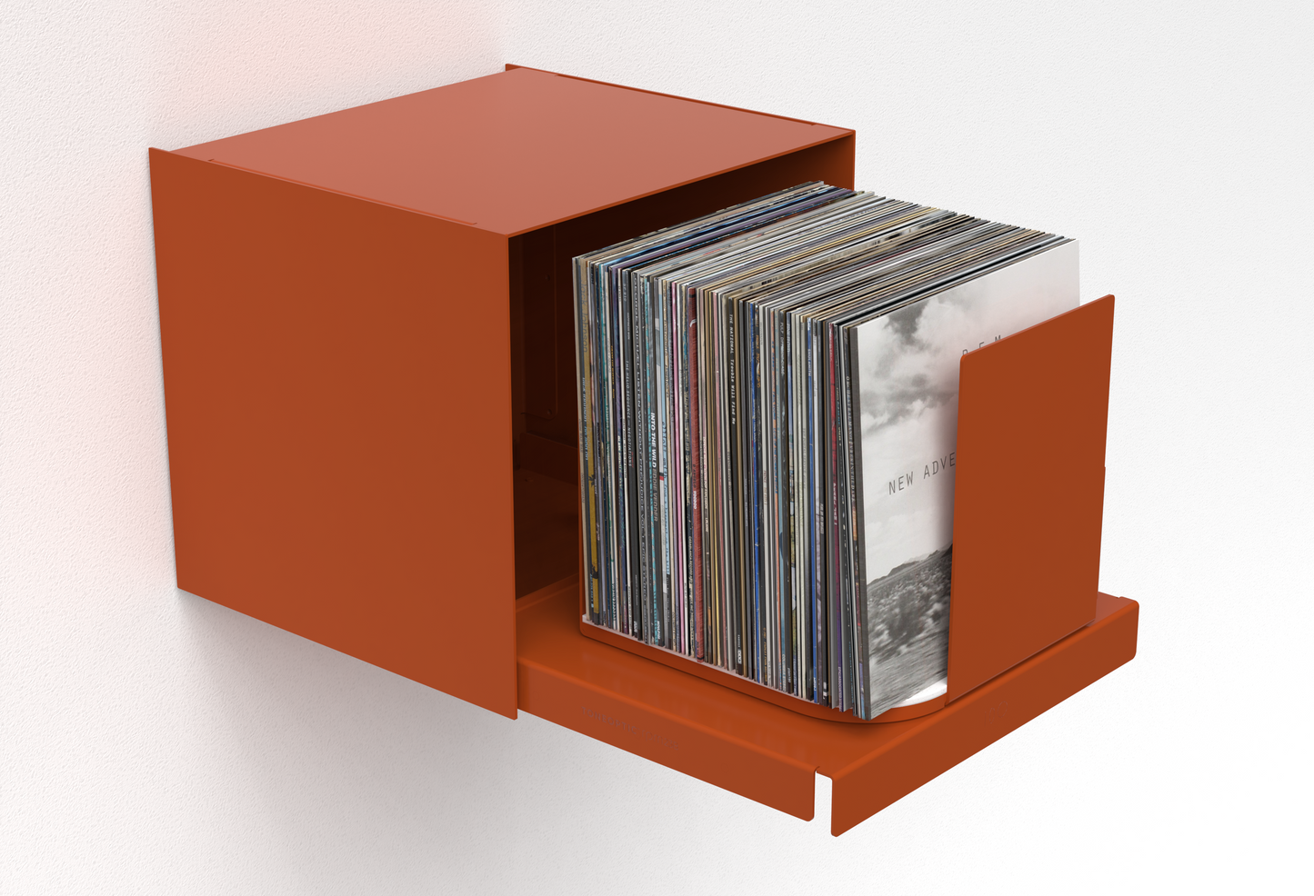 rpm23B - rotating vinyl record storage display